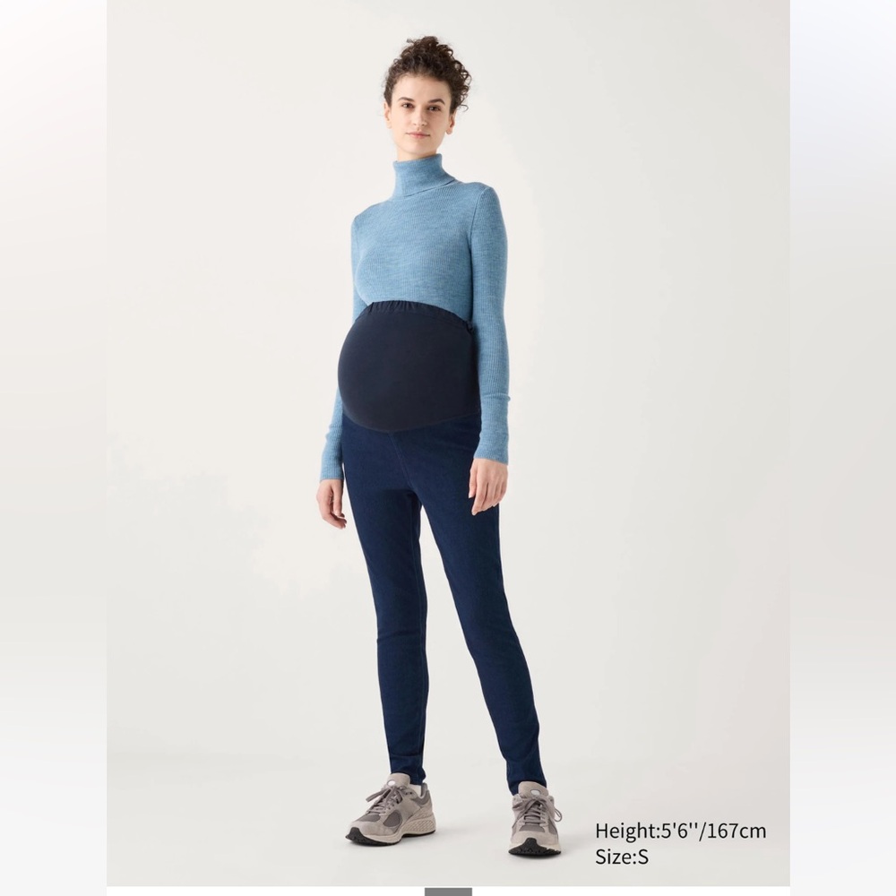 Ultra Stretch Maternity Denim Leggings Pants Size S